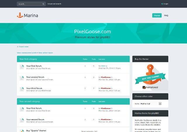 Metro A Responsive Theme For Phpbb 3 Spam