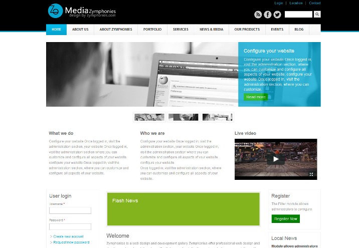Media Free Drupal Theme