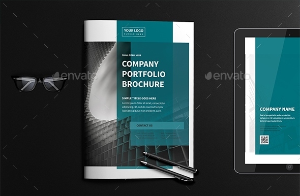 A4 Business Company Portfolio Brochure