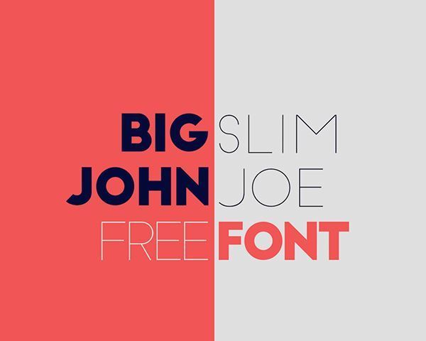 Big John Slim Joe FREE Font