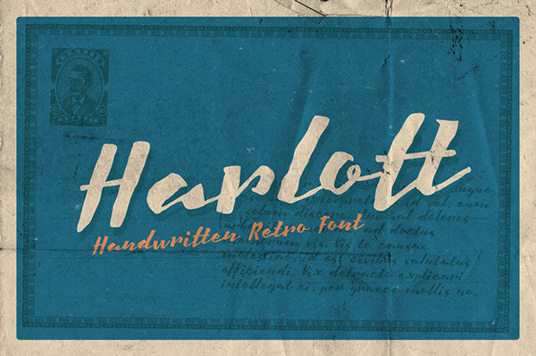 Harlott free fonts