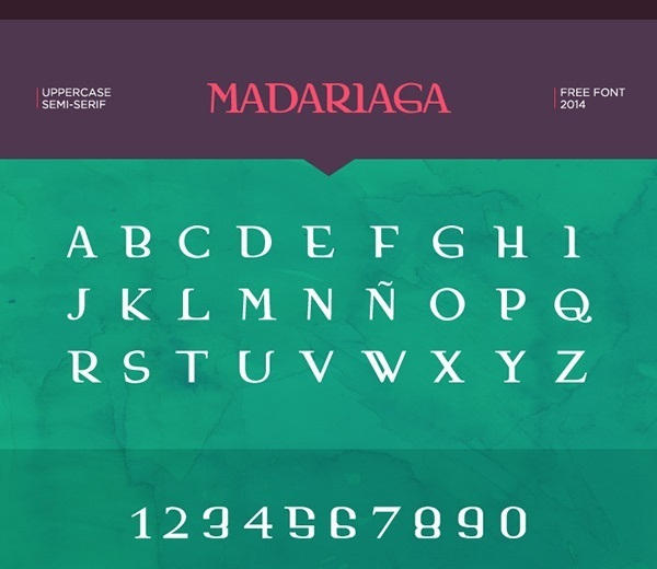 Madariaga Free Font