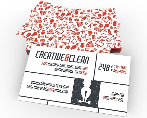 Creative & Clean Folder and Business Card Template
