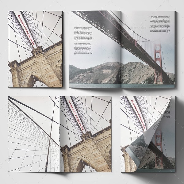 A5 Magazine / Catalogue Mockup