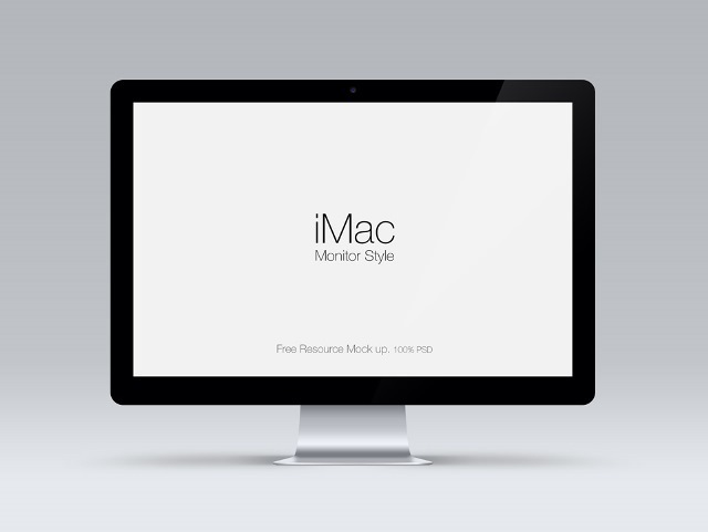 Cinema Display Psd Mockup