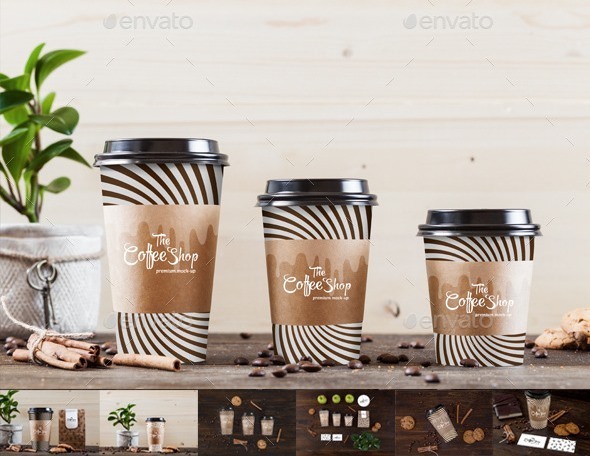 Coffee Collection Branding Mock-Up's