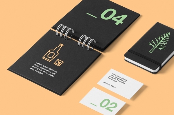 Corporate Stationery PSD MockUp