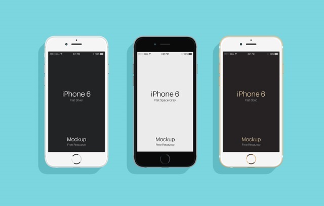 lat Psd iPhone 6 & 6s Mockup