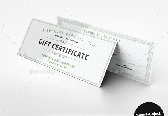 Gift Certificate Mockup