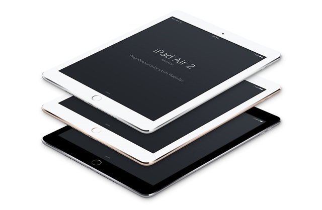 iPad Air 2 Perspective MockUp