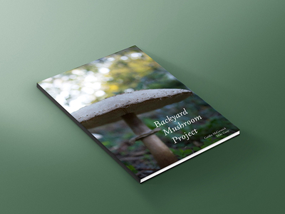 Mushroom Book Cover Mockup