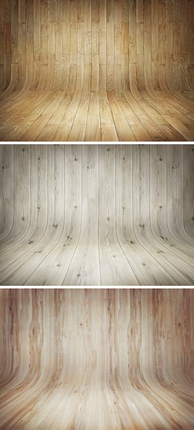 Wooden Stages Curve Backgrounds