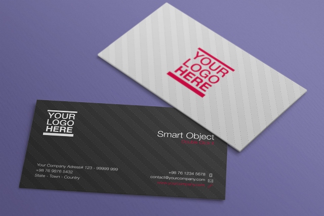 Free PSD Mockup - Business Card Vol 2