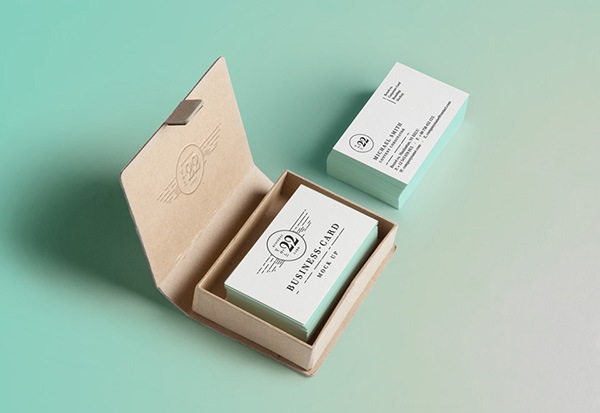 PSD Business Card MockUp #2