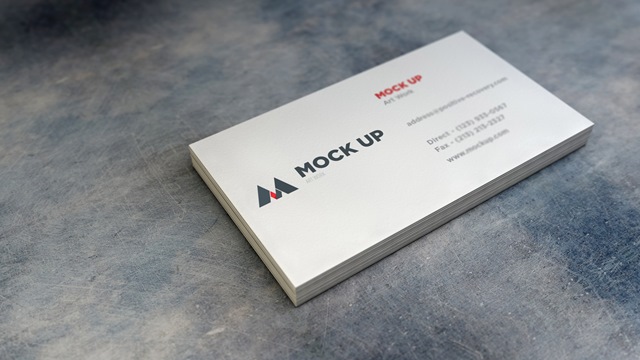 Realistic Business Card MockUp #2