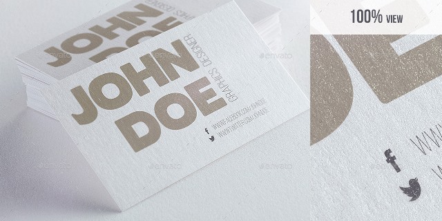 Simple Business Card MockUp