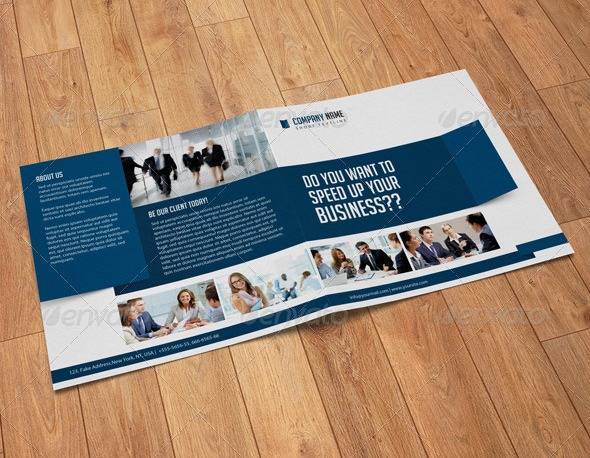Square Bifold Business Brochure