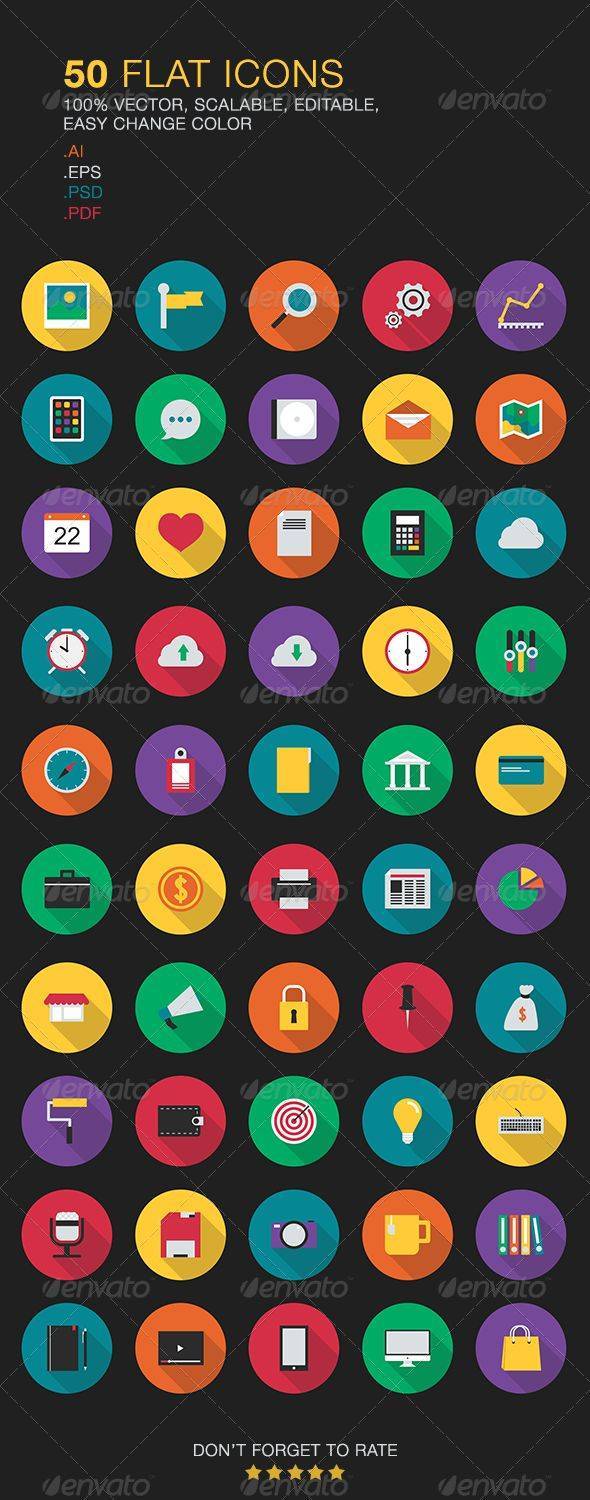 Flat Vector Icons