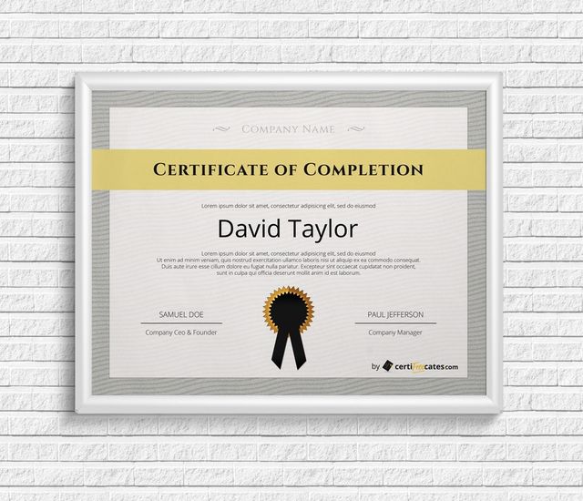 Multipurpose Certificate Template for Word