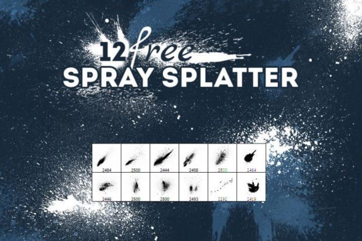 Spray Splatter Brush Pack