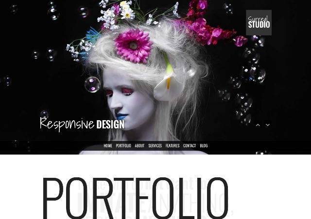 Surreal One Page Parallax Joomla Template