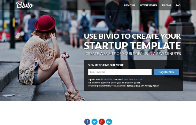 Bivio Startup Responsive HTML5 Template