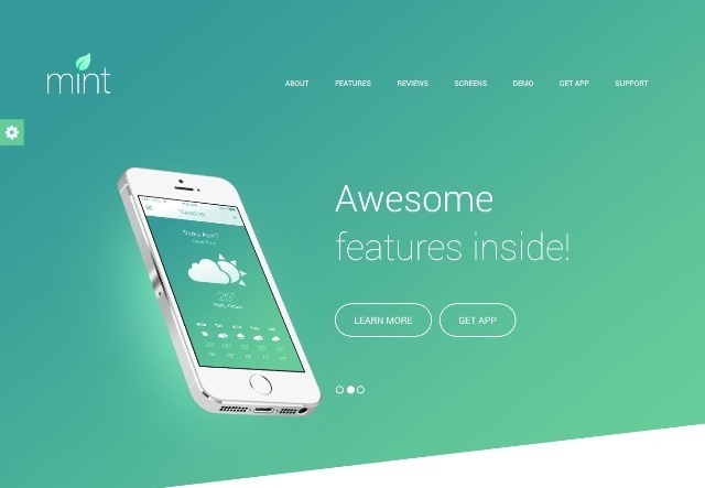 Delicious Responsive App Landing HTML Theme
