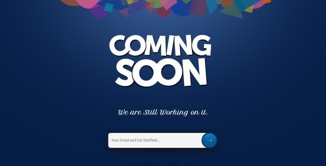 Coming Soon Under Construction Template
