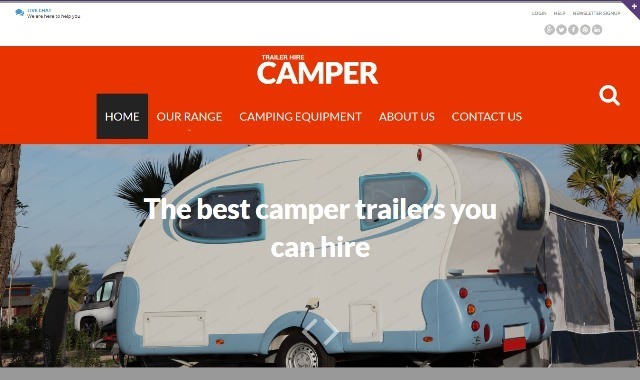 Camping Travel HTML Website Template
