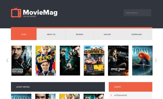 Movie Mag Blogger Template