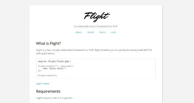 Flight PHP