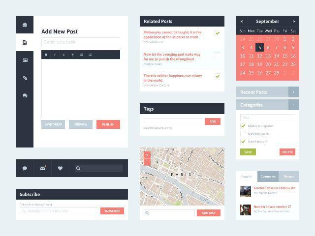 Flat UI Kit 2 (Blog)