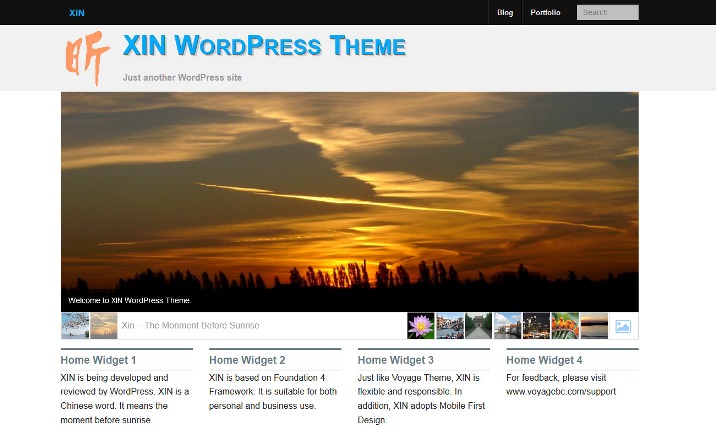 Xin WordPress Theme