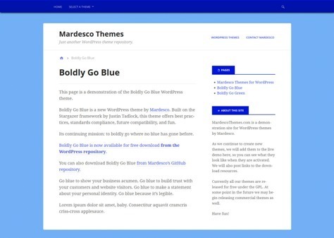 Boldly Go Blue